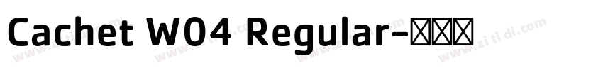 Cachet W04 Regular字体转换